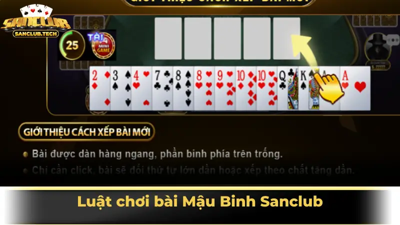 Bài Mậu Binh Sanclub – Thử thách tư duy đỉnh cao của game thủ 3 Luật chơi bài Mậu Binh Sanclub